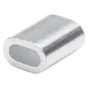 Lot De 10 Manchons Aluminium, Standers, Diam.1.5 X L.19 X L.9 Mm