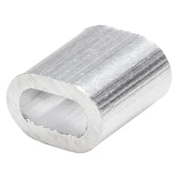 Lot De 8 Manchons Aluminium, Standers, Diam.2 X L.16 X L.8 Mm