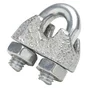 Lot de 2 serre-câbles en acier zingué, STANDERS, 4 mm