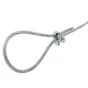Lot de 2 serre-câbles en acier zingué, STANDERS, 4 mm