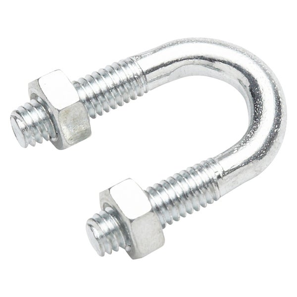 Lot De 4 Brides Rondes Acier, Standers, L.13 X Ep.6 Mm