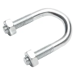 Lot De 2 Brides Rondes Acier, Standers, L.27 X Ep.8 Mm