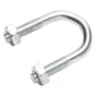 Lot De 2 Brides Rondes Acier, Standers, L.27 X Ep.8 Mm