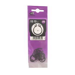 Lot De 10 Circlips Extérieurs Acier, Standers, Diam.12 Mm, L.15.5