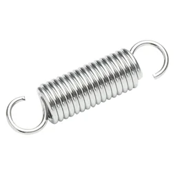 Lot De 2 Ressorts De Traction Acier, Standers, Diam.5 Mm, L.30 X Ep.1 Mm