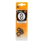 Lot De 2 Esses Égales Ouvertes Acier Zingué Standers, L.30 X L.15.5 X Ep.3 Mm