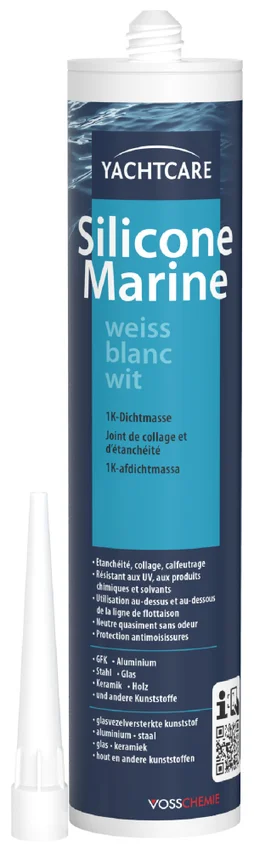 Peinture Bateau Extérieur Silicone Soloplast, Blanc, 0.31 L