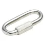 Maillon rapide en acier zingué, STANDERS, L.58 x l.27 x Ep.6 mm
