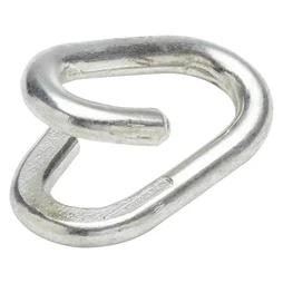 Lot De 4 Mailles De Jonction Acier Zingué Standers, L.23 X L.14 X Ep.3 Mm
