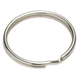 Lot De 3 Anneaux Brisés Acier Nickelé Standers, L.34.4 X L.34.4 X Ep.2.2 Mm