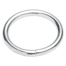 Lot De 4 Anneaux Acier Zingué Standers, L.31.8 X L.31.8 X Ep.3.4 Mm