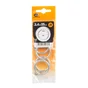 Lot De 4 Anneaux Acier Zingué Standers, L.31.8 X L.31.8 X Ep.3.4 Mm