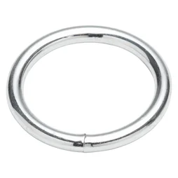 Lot De 4 Anneaux Acier Zingué Standers, L.38 X L.38 X Ep.4 Mm