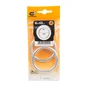 Lot De 2 Anneaux Acier Zingué Standers, L.55 X L.55 X Ep.6 Mm
