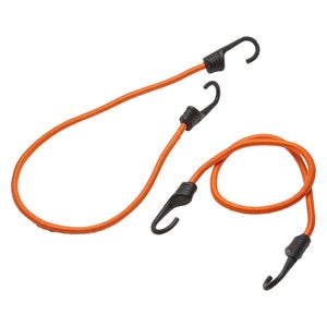 Sandow + crochets plastique diamètre 9mm 80cm 15kg orange, STANDERS lot de 2