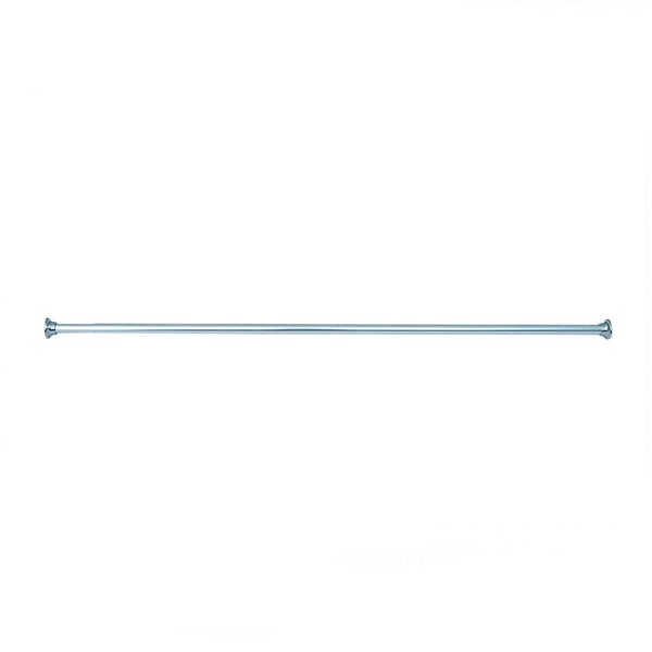 Barre droite extensible L.220 cm, SENSEA chrome