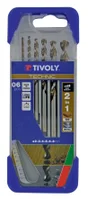 Coffret De 6 Foret Technic Multimatériau Tivoly 10.80447, Diam.4-5-6-8-10 Mm