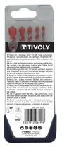 Coffret De 6 Forets Technic Multimatériau, Diam.2 À 8 Mm Tivoly 10.91307