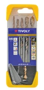 Coffret De 5 Forets Gradués Technic Béton, Diam.4 À 10 Mm Tivoly 10960470034