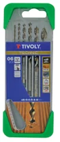 Lot De 5 Forets Technic Bois, Diam.3 À 8 Mm Tivoly 10863970016