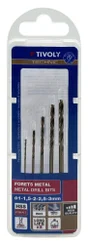 Coffret De 5 Forets Technic Métal, Diam.1 À 3 Mm Tivoly 11.46857