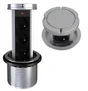 Bloc Encastrable Filaire, 3 Prises Noir Zenitech
