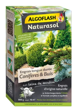 Engrais conifères ALGOFLASH 800 g 16 m²
