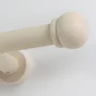 Lot De 2 Embouts Inspire, Chêne Verni, Pour Tringle À Rideau Diam.28 Mm