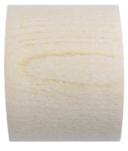 Lot De 2 Embouts Inspire, Ivoire Verni, Pour Tringle À Rideau Diam.28 Mm