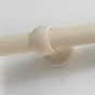 Support Tringle À Rideau Système D Couleur, 28 Mm Ivoire Verni Inspire