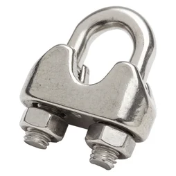 Lot De 2 Serre-Câbles Inox, Standers, Diam.6 X L.11.4 Mm