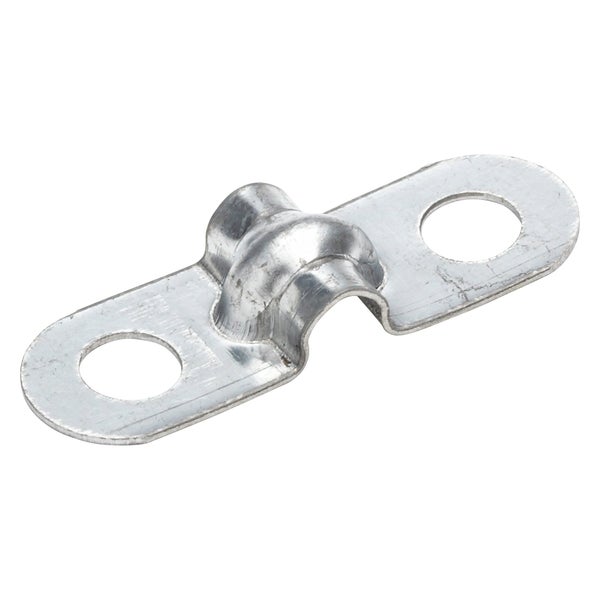 Lot De 10 Pattes De Fixation Acier Zingué, Standers, Diam.4 X L.29 X L.10 Mm