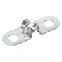 Lot De 10 Pattes De Fixation Acier Zingué, Standers, Diam.4 X L.29 X L.10 Mm