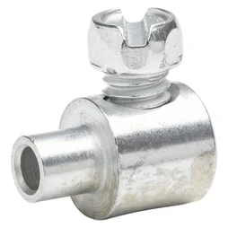 Lot De 6 Serre-Câbles Acier Zingué, Standers, Diam.1.8 X L.10.5 X L.7 Mm