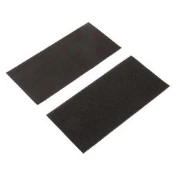 Plaque adhésive agrippante noire 100 mm x 200mm