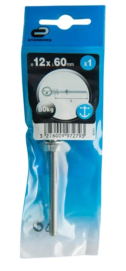 Boulon À Oeil Inox, Standers, Diam.12 X L.60