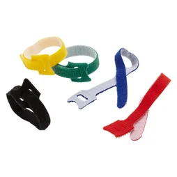 Sangle auto-agrippante coloris assortis 12mm x 0.195m