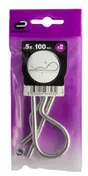 Lot De 2 Goupilles Bêta Acier, Standers, Diam.5 Mm, L.100