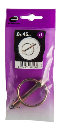 Goupille Clips Acier, Standers, Diam.8 Mm, L.56