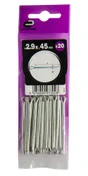 Lot De 20 Goupilles Fendues Acier, Standers, Diam.3.2 Mm, L.45