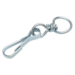 Lot De 4 Mousquetons Acier Zingué Standers, L.30 X L.7 Mm