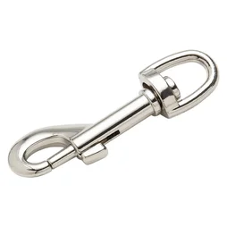 Mousqueton Zamak Nickelé Standers, L.66 X L.15 X Ep.10 Mm