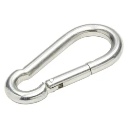 Mousqueton en acier zingué, STANDERS, L.100 x l.10 x Ep.10 mm