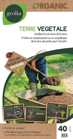 Terre Végétale Universel Geolia, 40 L