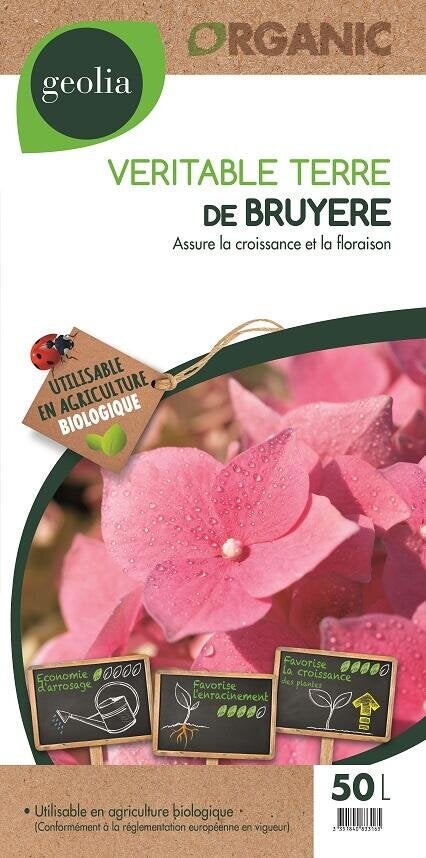 Terre de bruyere véritable GEOLIA 50L