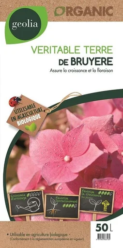 Terre de bruyere véritable GEOLIA 50L