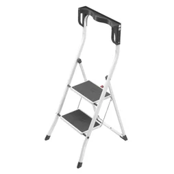 Marchepied Hailo Safety Plus 2 Marches Blanc