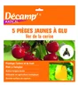 Lot de 5 pièges jaunes à glu pour arbre fruitiers DECAMP'