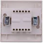 Double Interrupteur Va-Et-Vient Complet Basic, Blanc
