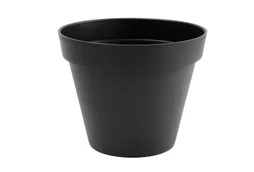 Pot Plastique Eda Diam.80 X H.67 Cm Gris Anthracite